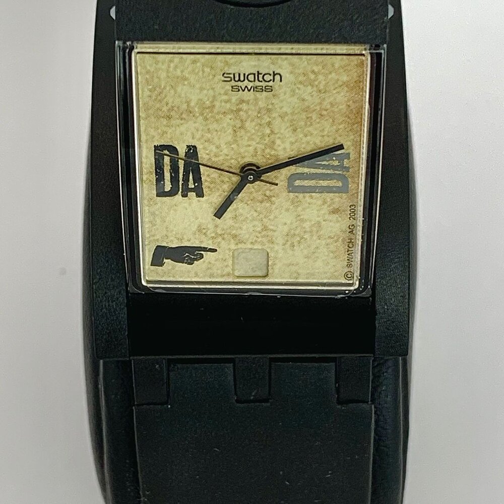 Designer Limited Edition Vintage Swatch Turn Over "Dadazuri" DaDa Watch SUFZ100